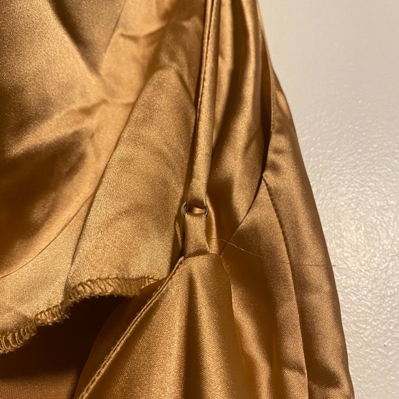 Satin Midi Slip Dress | 4/Small - Picture 6 of 7